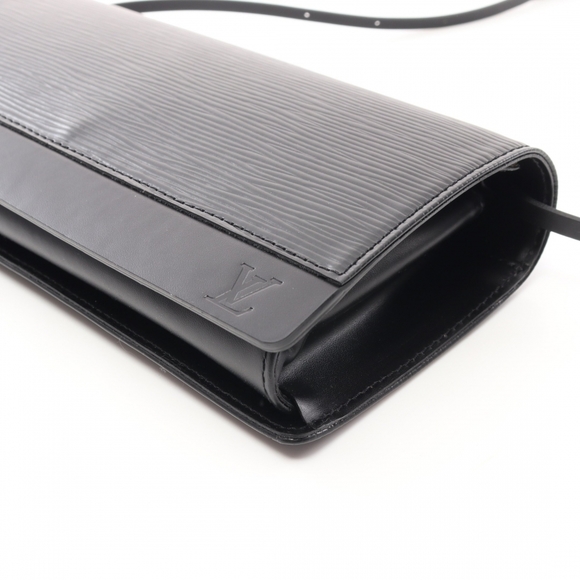 Louis Vuitton Honfleur Epi Noir Shoulder Bag Wallet Black - Picture 4 of 8